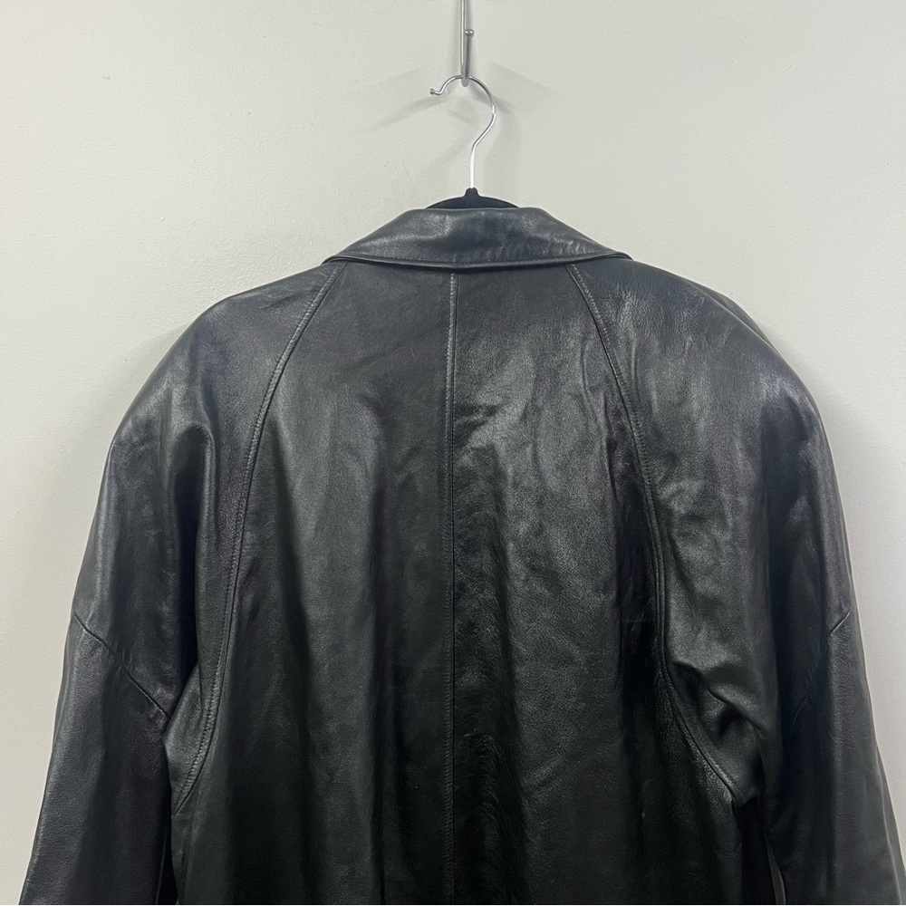 Vintage Black Leather Jacket - Picture 9 of 15